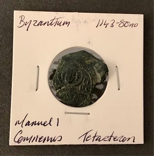 Byzantine Empire Emperor Manuel I Comnenus 1143AD Tetarteran