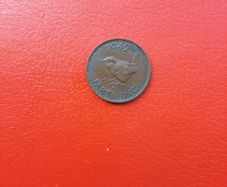 1942 British Farthing 1/4d