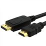 Displayport DP to HDMI Cable Adapter Converter For PC / Laptop 1.8M Image 2