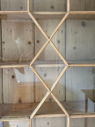 Victorian Country Pine Bookcase / Dresser