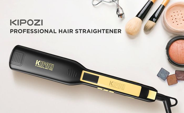 Steam Hair Straightener Flat Iron Tourmaline Ceramic Professional Hair Straightener LCD Digital Screen Salon Steam Hair