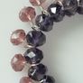 Necklace - Pink and Purple Glass Beads Image 2