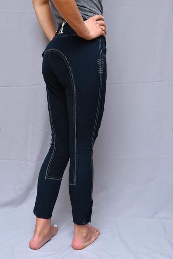 HV Polo Womens Horse Riding Breeches Trousers Navy Blue Size 36
