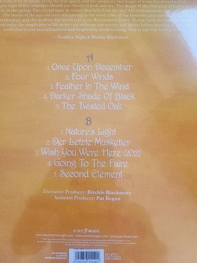 Blackmore's night natures light vinyl