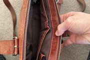 Kenneth Cole shoulder bag - burgundy colour