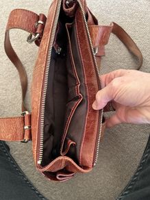 Kenneth Cole shoulder bag - burgundy colour