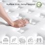 5FT King Size Mattress 9.1 Inch, Hybrid Gel Memory Foam, Individually Pocket Sprungs Medium Firm 7 Zone Orthopedic Mattress Kingsize for Back Pain Relief Image 8