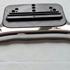 Brand New Unused TV Stand Base (Chrome/Silver Wing Pedestal)