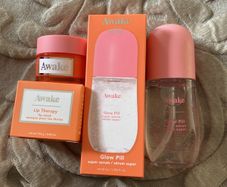Awake By Tarte Glow Pill Super Serum And Lip Therapy Mask Brand New