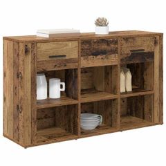Sideboard Old Wood 100 x 30 x 59.5 cm Engineered Wood