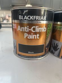 Anti climb paint