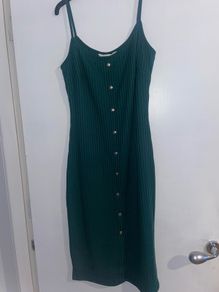 Dark green dress
