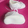 quality  new Size 11 baby white soft shoes 3/6 months Image 2