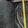 Black Leather Rocking Armchair Image 4
