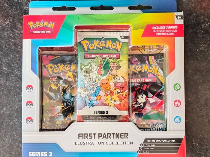 FREE Tracked Shipping. Pokemon First partner illustration collection Series 3