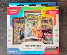 FREE Tracked Shipping. Pokemon First partner illustration collection Series 3