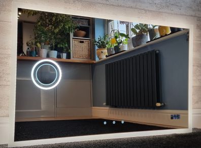LED Bathroom Mirror 130x80cm Made in EU