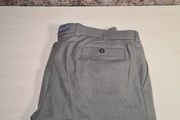 mens MEYER trousers brown wool polyester blend stretchy Size W 38 L 34 zip fly