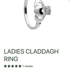 Celtic jewellery cladding ring Bnib