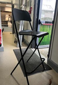 x3 Ikea Franklin Stool, Black