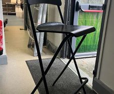 x3 Ikea Franklin Stool, Black