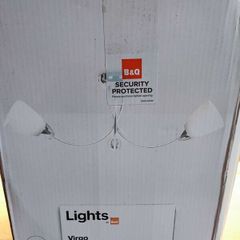 Virgo Chrome plated triple ceiling light