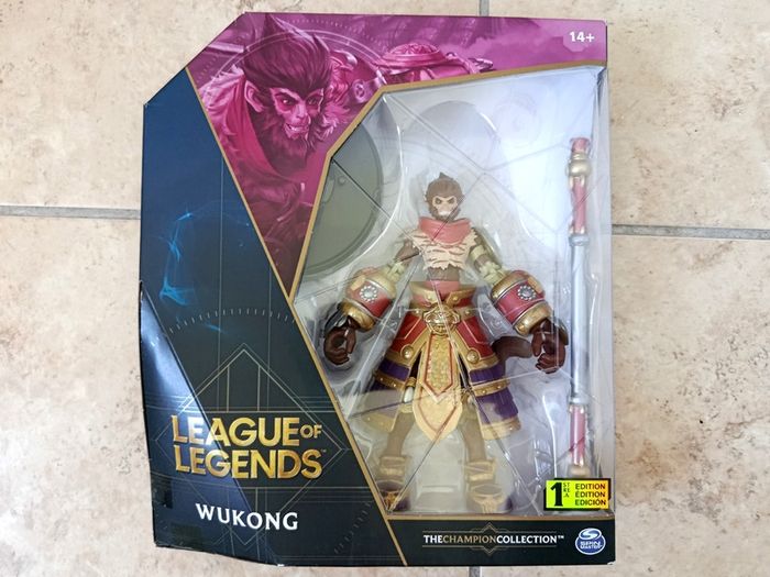 League of Legends Wukong The Monkey King Collectible Figure The Champion Collection