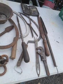 vintage lot of tools