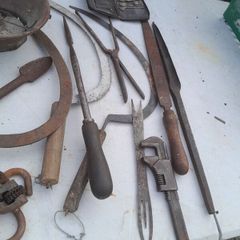 vintage lot of tools