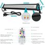 RGB Light Bar 42W Disco Lights Led Floodlight 3350LM with Remote Control RGB Lights for Bar Party Stage Garden BBQ Halloween Christmas Festival Decorative Lighting, 2 Pieces Image 6