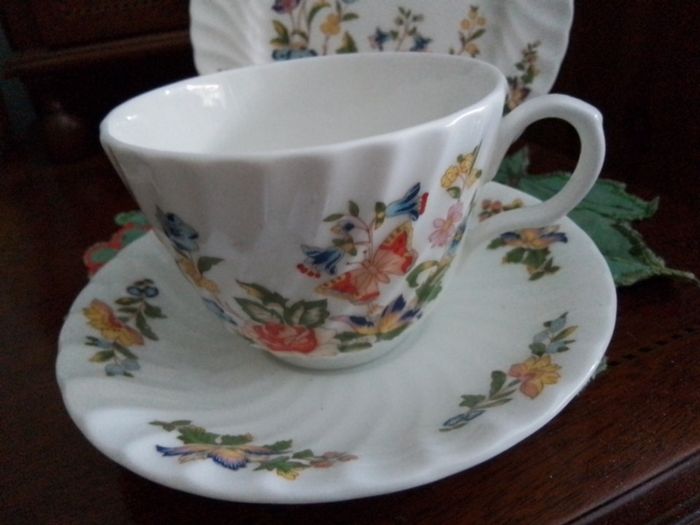 Trio of Aynsley " Cottage Garden"