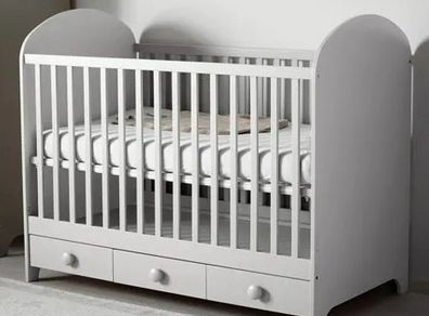 Cot Bed Ikea Gonatt Grey Kildare/offaly Border