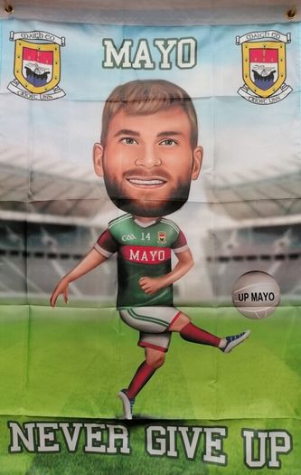 Aiden O'Shea Mayo flag 3ft x 2ft.