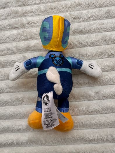 Disney Store Donald Duck Plush #3 Mickey & the Roadster Racers Small approx. 23 cm. Used Please see photos