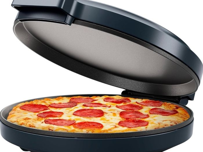Everything Maker, 30cm Pizza Oven Electric More, 1570W, 220 C Non-Stick, High Heat, Digital Cookbook, LED Indicator, Vertical Storage