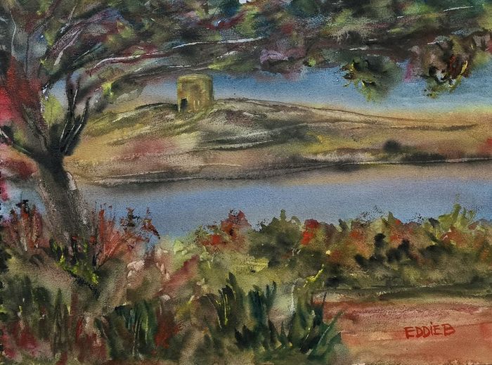 dalkey island watercolour