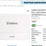 Vaillant miniVED H 3/3 N Hydraulic Small Tankless Water Heater [Energy Class A] Image 2