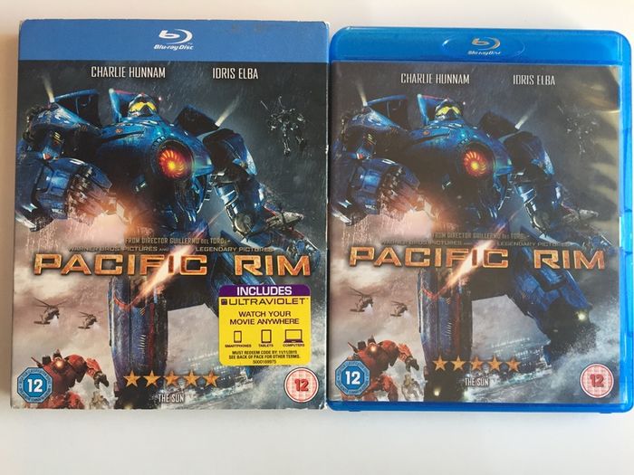 Pacific Rim (Guillermo del Toro Film ) [2013] Charlie Hunnam, Idris Elba, Rinko Kikuchi, Charlie Day, Robert Kazinsky, Max Martini & Ron Perlman [2xBlu-ray Movie]