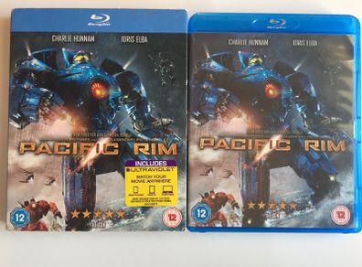 Pacific Rim (Guillermo del Toro Film ) [2013] Charlie Hunnam, Idris Elba, Rinko Kikuchi, Charlie Day, Robert Kazinsky, Max Martini & Ron Perlman [2xBlu-ray Movie]
