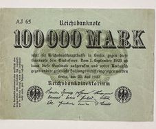 Germany 100000 Mark 1923 Banknote