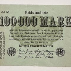 Germany 100000 Mark 1923 Banknote