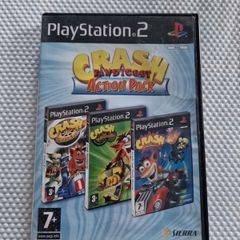 Crash Bandicoot Action Pack 3 Games PlayStation2 Ps2 Games Original