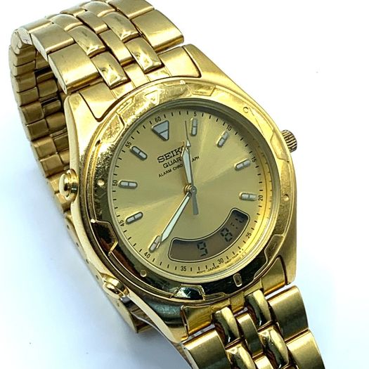 Vintage Seiko Ana-Digi Chronograph alarm Watch