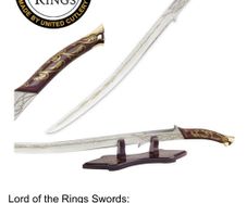 lord of the rings replica sword