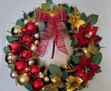 Christmas door wreath
