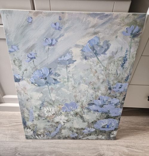 Blue Flowers decorative painting