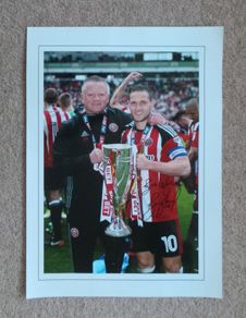Sheffield United Billy Sharp signed large photo