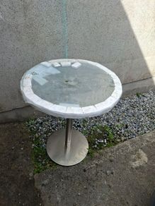 glass table