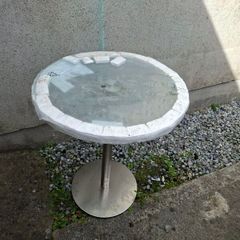 glass table