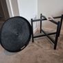 Rattan side/ tray table Image 3